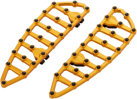 MX Driver Floorboards - Gold