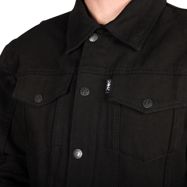 Highway v2 Denim Riding Jacket - Black - Medium