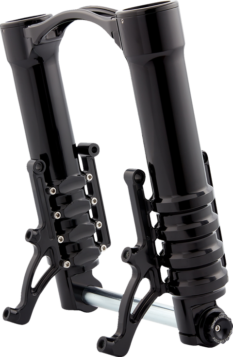 Fork Legs - 49 mm - Black Anodized - For Custom Radial Mount Brake Caliper