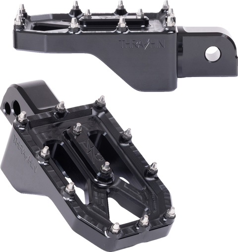 Aggressor Footpegs - Rear - Black