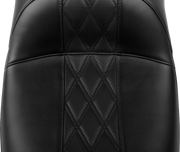 Maverick Daddy Long Legs Seat - Without Backrest - Diamond Stitch - HR2 Inlay - FLH/FLT '23-'24