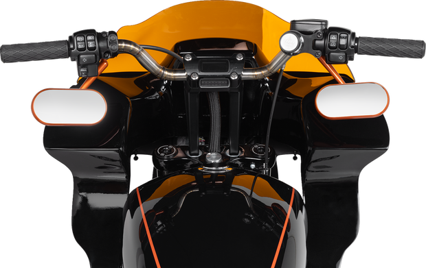 Mirror - Side View - Oval - Orange - Right