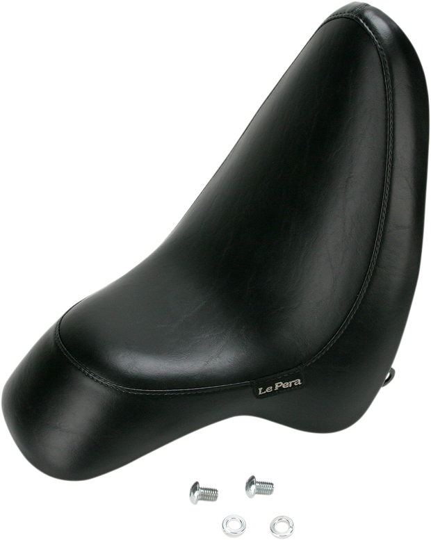 Silhouette Solo Seat - Smooth/Bullet - Black - Softail &