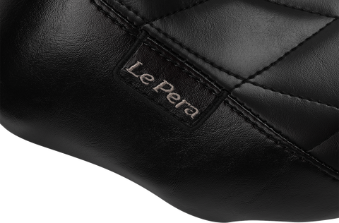 Bare Bones Solo Seat - Diamond Stitch - FLH/FLT &
