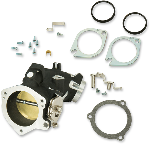 Throttle Hog Cable Operated Throttle Body Kit - Black - 58 mm - 111" Engine