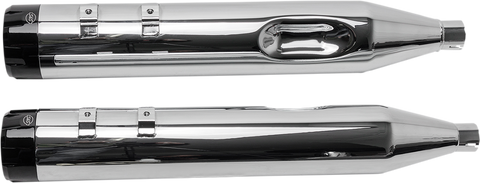 4-1/2" MK45 Performance Mufflers - Chrome with Black Thruster