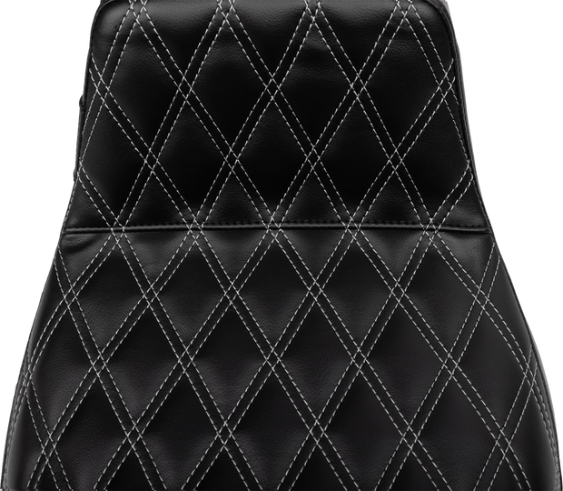 Tailwhip Daddy Long Legs Seat - Gray Double Diamond Stitch - FLH/FLT &