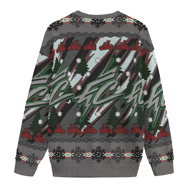 Two Wheel Slaeigher Ugly Sweater