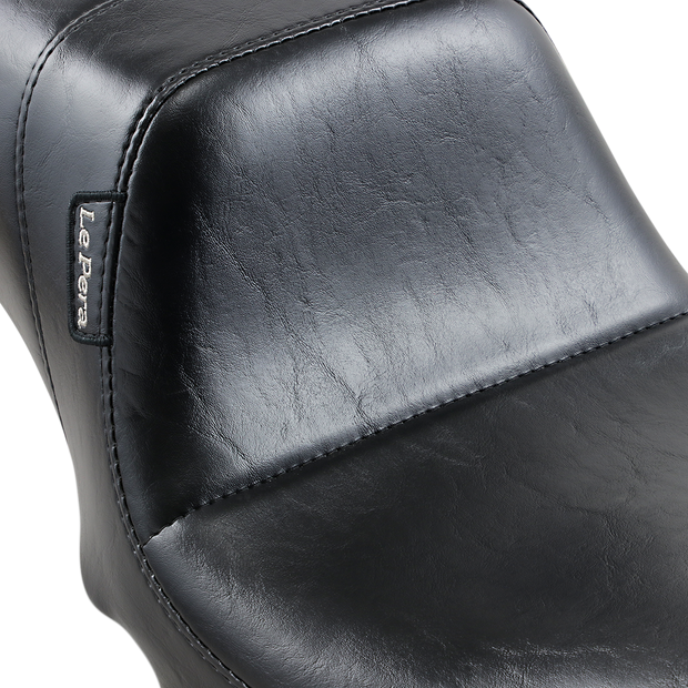 Daytona 2-Up Seat - Without Backrest - Smooth - Black - Dyna &
