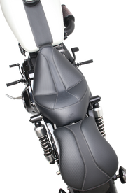 Dominator Solo Seat - w/o Backrest- Black w/ Gray Stitching - FXD/WG '96-'03