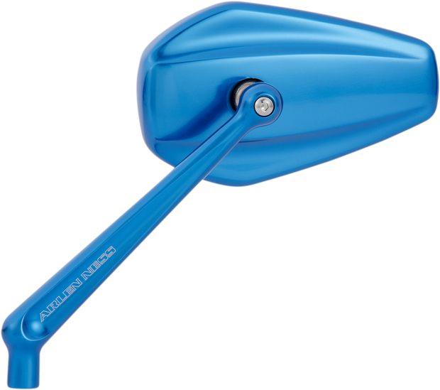 Mirror - Mini/Stocker - Side View - Hexagon - Blue - Left
