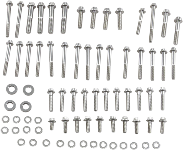 Fastener Kit - External Primary/Transmission - 12-Point - FX