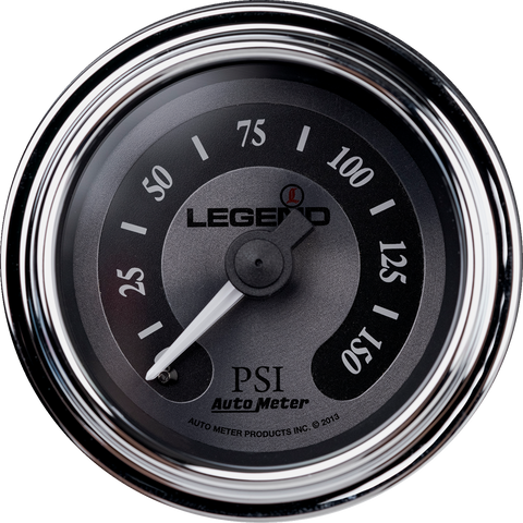 Fairing Mounted LED Backlit PSI Gauges - Titanium