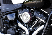 Mini Teardrop Stealth Air Cleaner Kit - Chrome