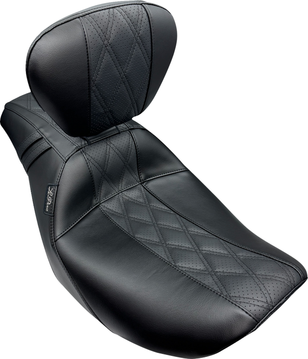 Outcast Seat - With Backrest - GT2 Inlay - FLH/FLT &