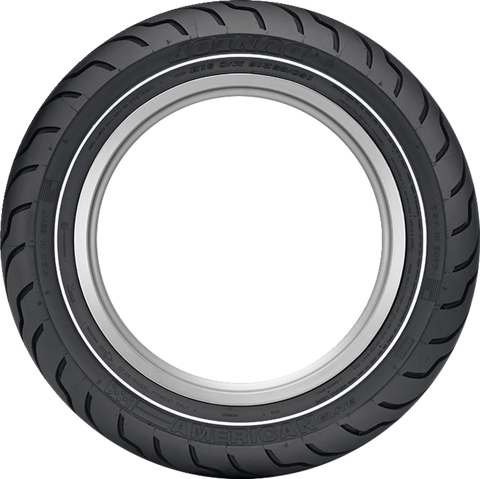 Tire - American Elite - Rear - 180/65B16 - Narrow Whitewall - 81H
