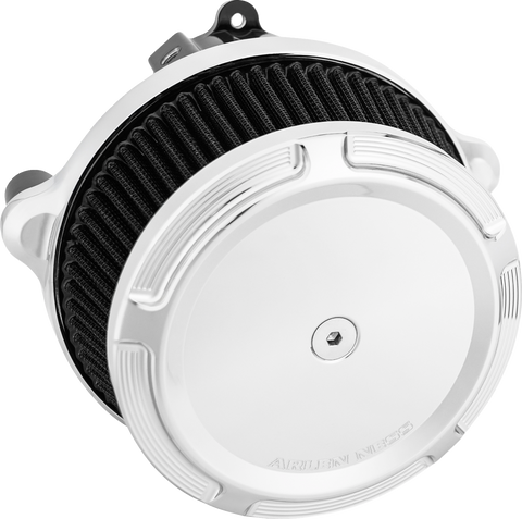 Big Sucker™ Stage 1 Air Cleaner Kit with Cover - Beveled - Chrome