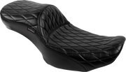 Maverick Daddy Long Legs Seat - Without Backrest - Diamond Stitched - FLH/FLT '23-'24