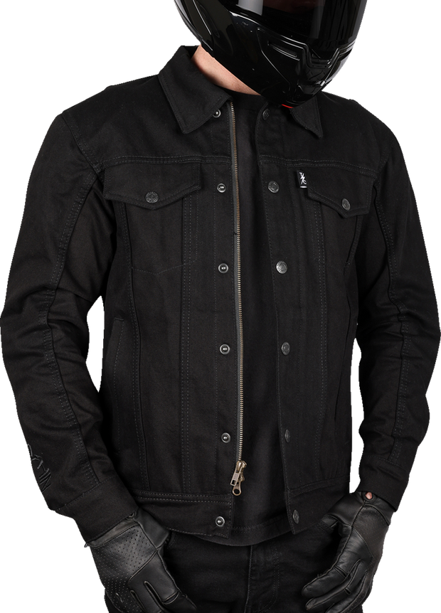 Highway v2 Denim Riding Jacket - Black - Large