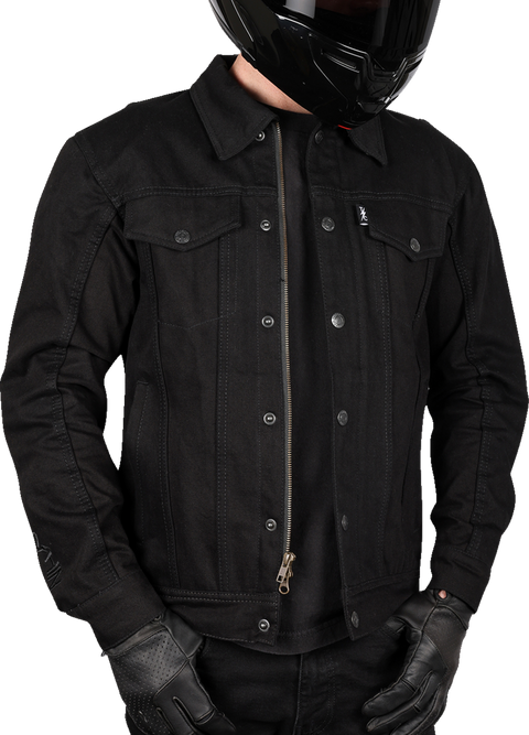 Highway v2 Denim Riding Jacket - Black - Medium