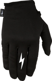 Stealth Leather Palm Gloves - Black - Large