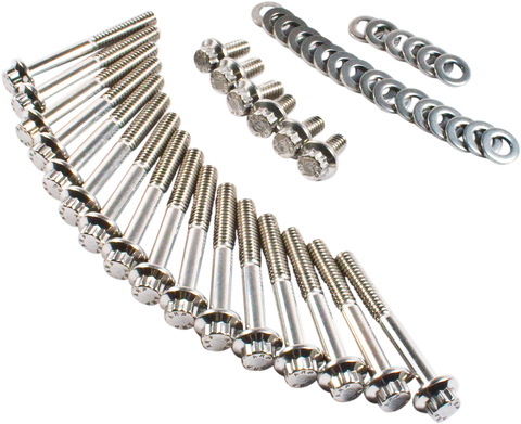 Fastener Kit - External Primary/Transmission - 12-Point - XL