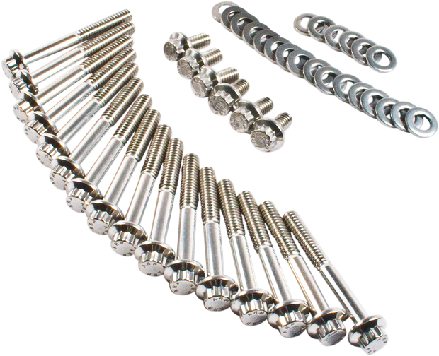Fastener Kit - External Primary/Transmission - 12-Point - XL