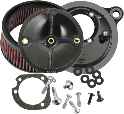 Super Stock™ Stealth Air Cleaner Kit - Black