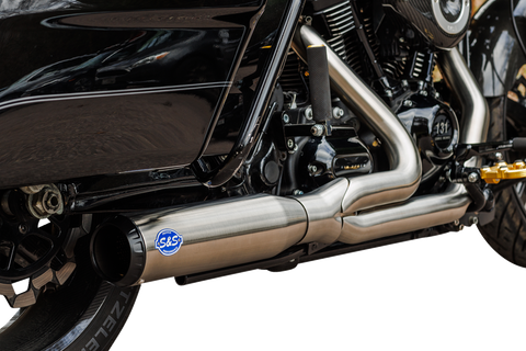 2-into-1 Qualifier Exhaust System - Race Only - Brushed Stainless