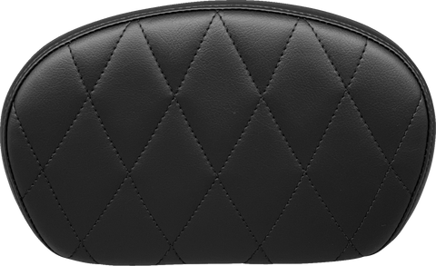 Sissy Bar Pad - Medium - Diamond - Dull Black