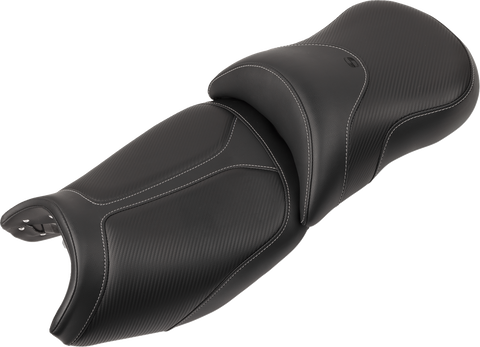 Adventure Tour Seat - One-Piece - Standard - Stitched - Black - BMW