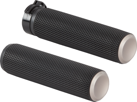 Knurled Grips - Cable - Titanium