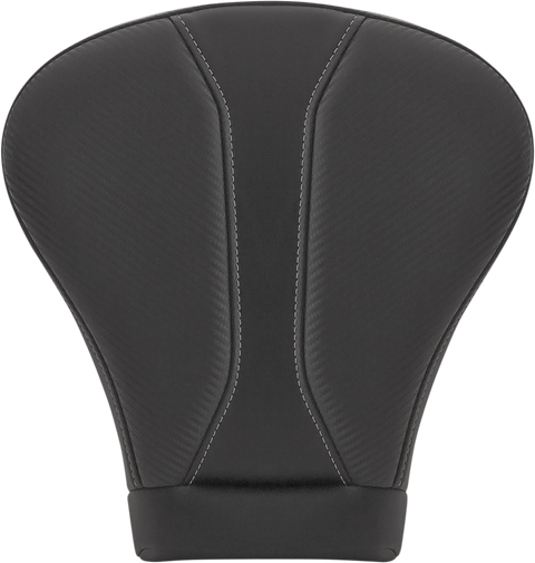 Dominator Pillion Pad - Extended Reach/Touring - Black w/ Gray Stitching - FL &