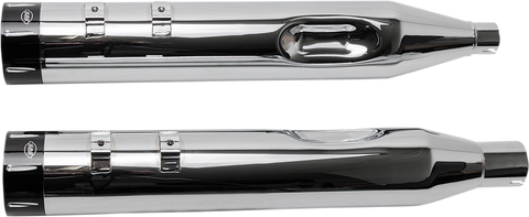4-1/2" MK45 Performance Mufflers - Black Tracer