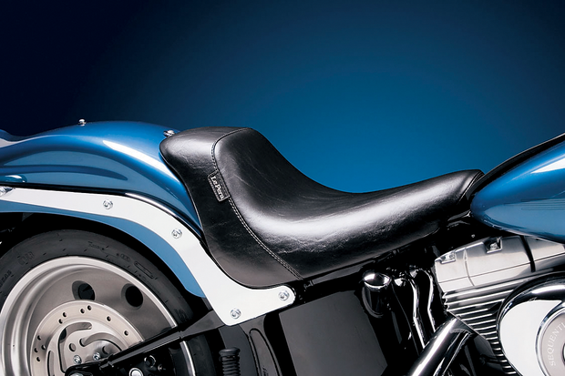 Bare Bones Solo Seat - Smooth - Black - FL/FX &