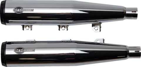 Grand National Slip-On Mufflers - Chrome - Race Only
