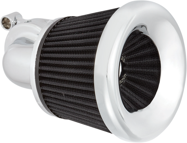 Velocity 90° Air Cleaner Kit - Chrome