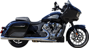 4" Broadhead Slip-On Mufflers - Fishtail - Chrome