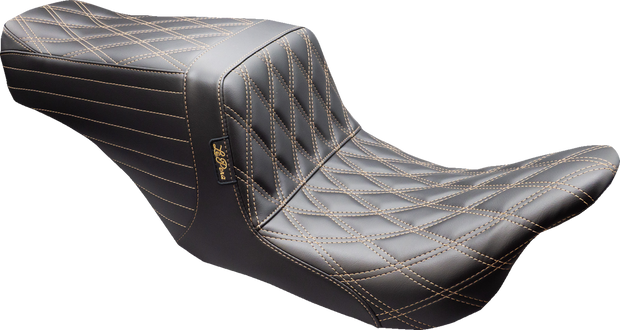 Tailwhip Up Front Seat - Double Diamond w/ Chestnut Thread - FL &