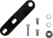 Bare Bones Pillion Pad - White Diamond - Black - FL/FX '18-'23