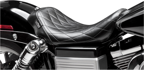 Bare Bones Solo Seat - Diamond Stitch - Black - Dyna &
