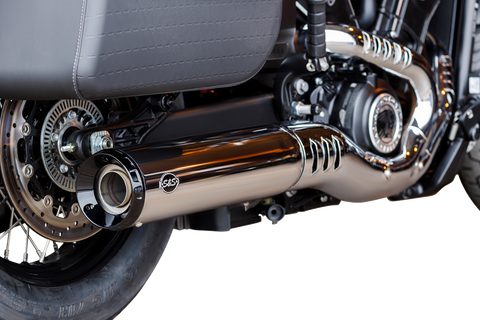 Grand National Slip-On Mufflers - Chrome - 50-State