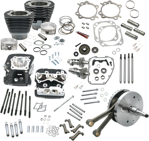 124" Hot Set Up® - Big Bore/Stroker - Wrinkle Black - 88B Twin Cam