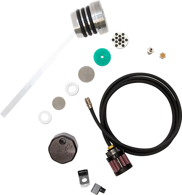 Vented Dipstick - Black - Dyna