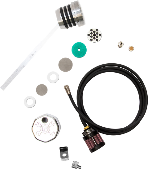 Vented Dipstick - Polished - Touring
