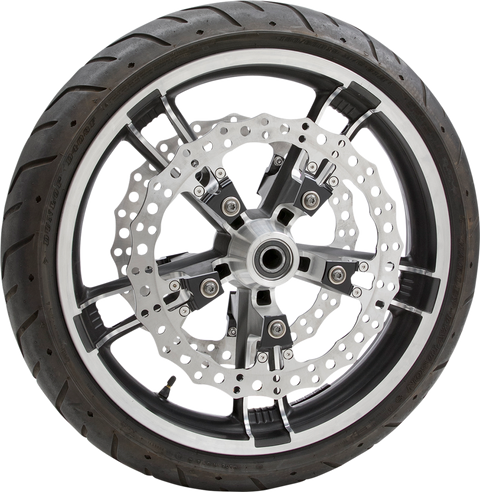 Jagged Left Brake Rotor - Touring - 14"