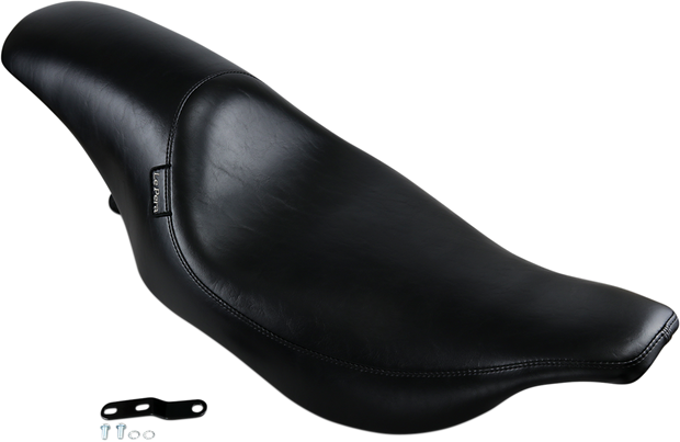 Silhouette Full-Length Seat - Smooth - Black - FLH/FLT &