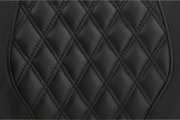 Tour-Pak® Backrest Pad - RoadSofa - Lattice Stitched Seat - Black - FL '14-'23