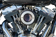 Air Stinger Stealth Air Cleaner Kit - Chrome Ring