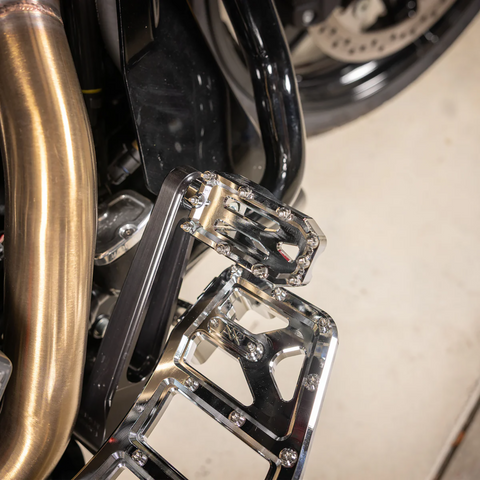 Aggressor Brake Pedal - Chrome - Touring